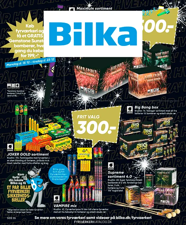 Bilka fyrværkerikatalog 2025 (uge 51) – forside