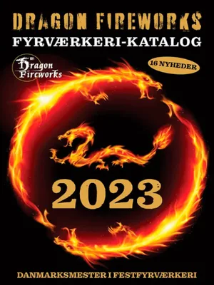 Dragon Fireworks fyrværkerikatalog 2023 – forside