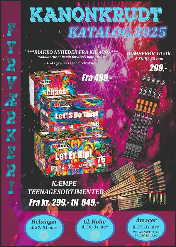 Royal Fireworks Gold fyrværkerikatalog 2025 2026