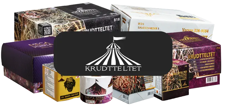 Krudtteltet – se fyrværkeri-videoer fra Krudtteltet