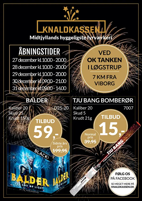 Knaldkassen Fyrværkerikatalog 2025 2026