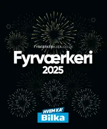 Bilka fyrværkerikatalog 2025 – forside